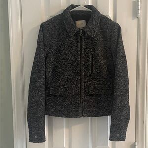 LOFT Women's Charcoal Bomber Jacket